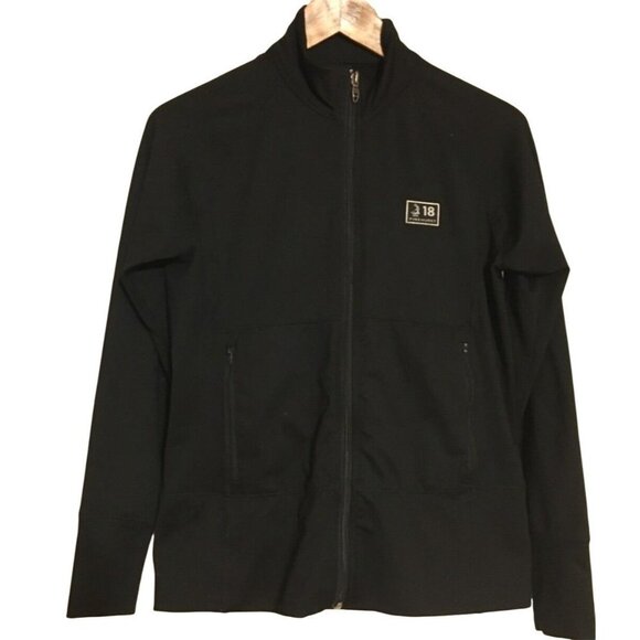 Kate Lord Womens Pinehurst Performance Jacket Black Small Golf Lightweight Track - Picture 1 of 5